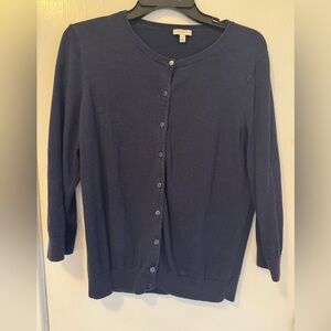 Talbots Dark Blue Knit Sweater